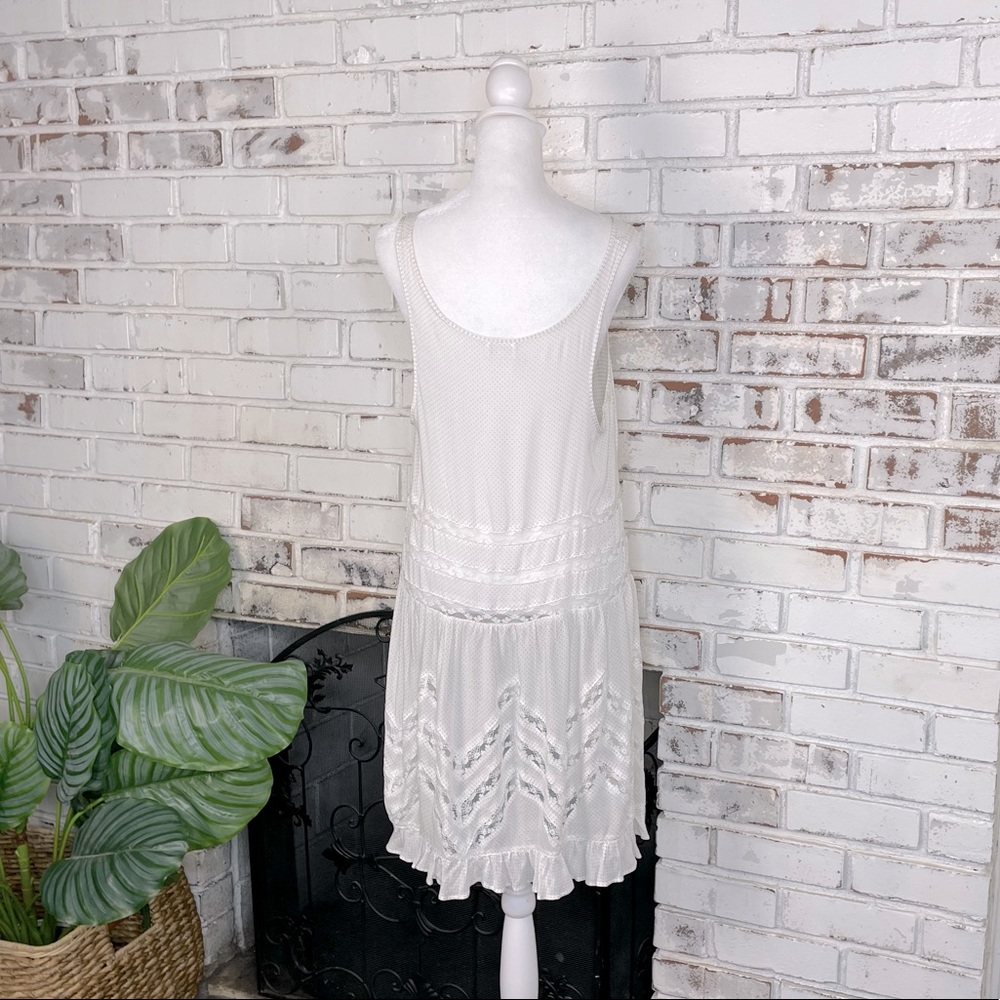 Free People White Lace Mini Dress - Picture 11 of 13